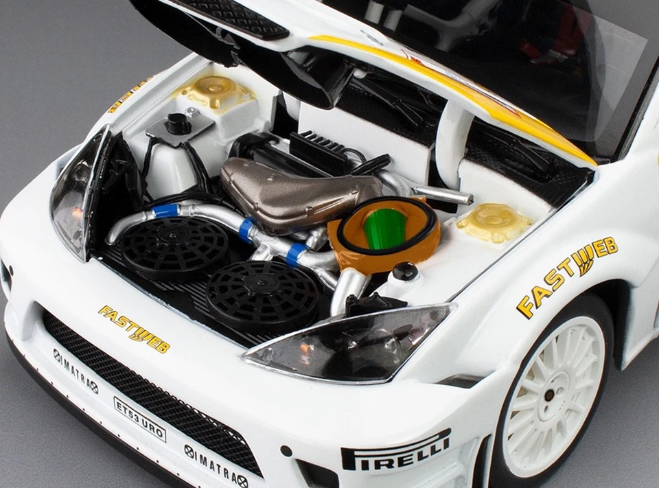 Sunstar 1/18 2004 Ford Focus Rs WRC #46 Rossi / C.Cassina -monza Rally Mostra - Immagine 3 di 4