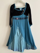 DisneyFrozen 2 Anna Coronation Ceremony Costume Halloween Dress Youth Sz 5/6