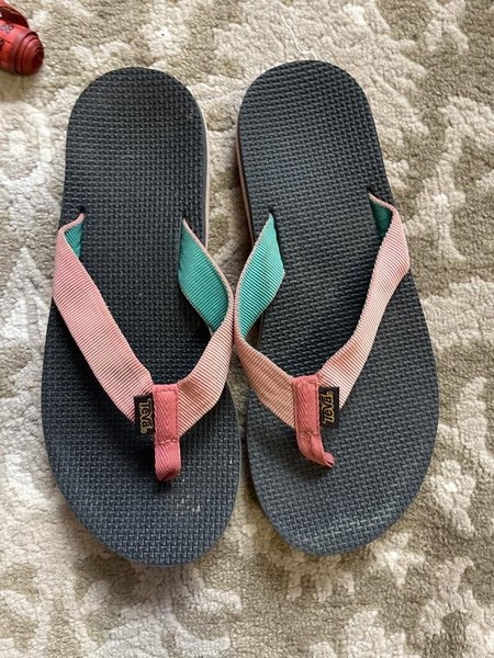 Women Teva Flip Flops Multicolor 37