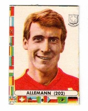 figurine - CILE FOOTBALLERS LIGHTNING 1962 REC - NUMBER 202 SWITZERLAND ALLEMANN