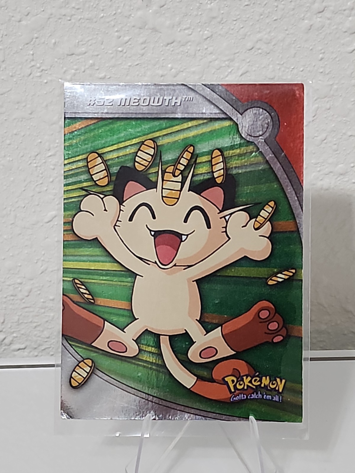 Topps Pokemon Meowth #52 TV Animation Edition Heroes Villians HV9 Vintage