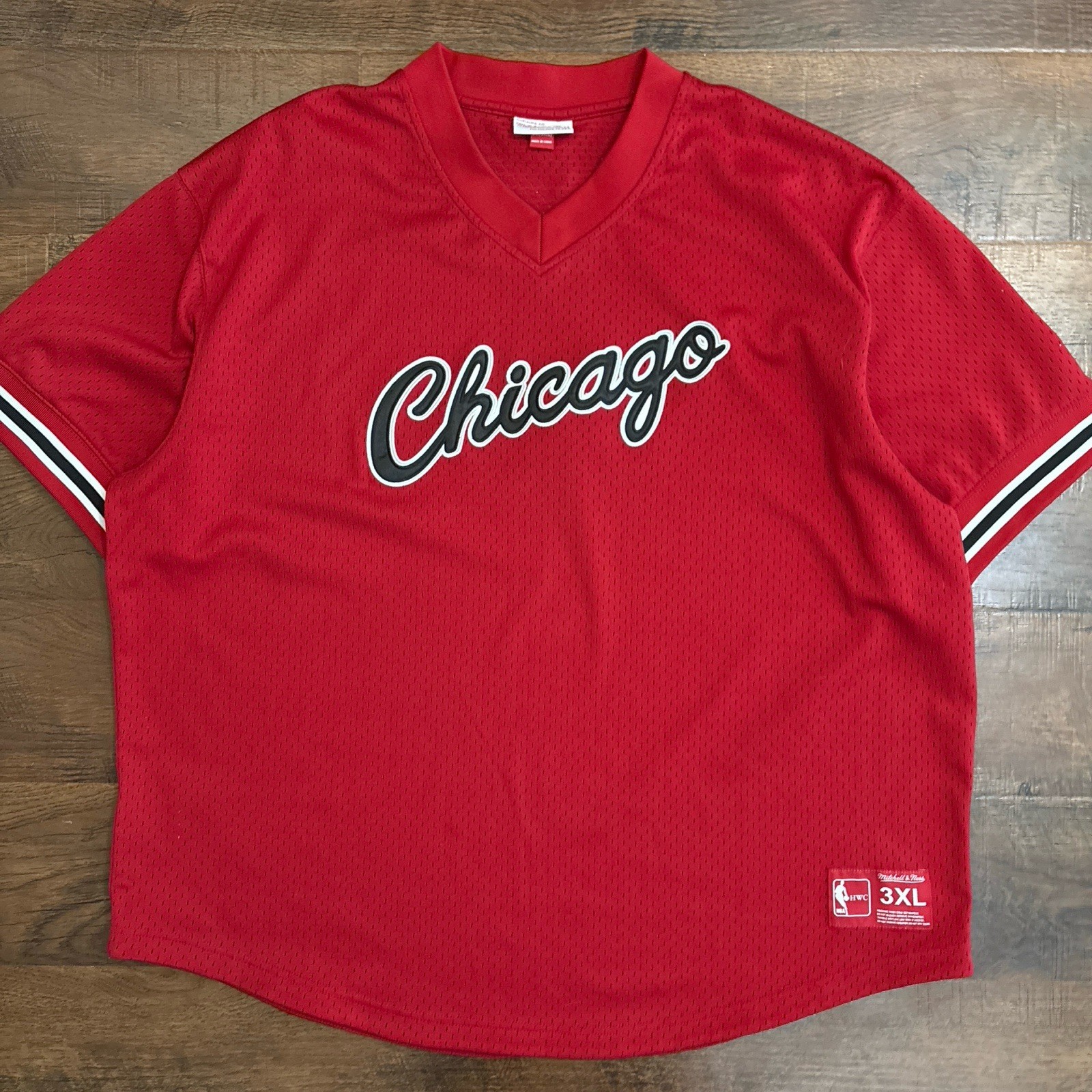 Mitchell & Ness NBA Chicago Bulls Men's Short Sleeve Jersey Size 3XL Vintage Y2K
