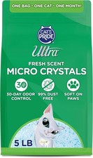 Ultra Fresh Scented Micro Crystals Premium Cat Litter - 99.9 Dust Free, Soft on