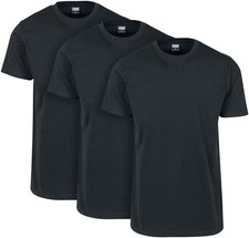 Urban Classics T-Shirt Herren Basic Tee 3-Pack schwarz Basics, Streetwear