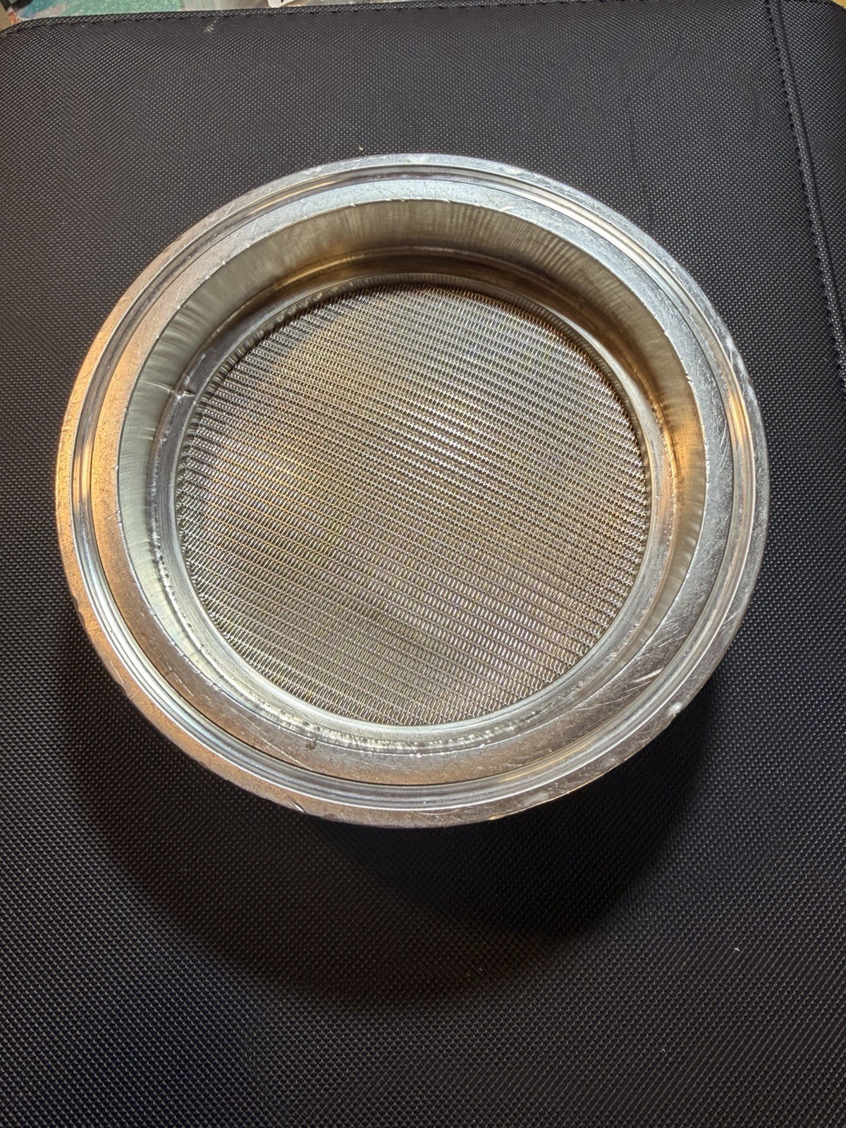 N.B. Oler SF-4-1 4" 1 Micron Sintered Stainless Steel Tri Clamp Filter Plate