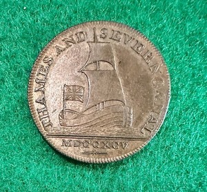 Gloucestershire, Brimscombe Port, D&H 60, Halfpenny Conder Token