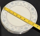 Noritake Legendary 3480 STRING OF PEARLS 8" Plates - Set of 7 — photo 2