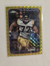 Chris Long 210 2024 Topps Chrome Gold Wave Refractor SP #/75 ✨️ St. Louis Rams