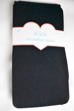 Tights for Girls Microfiber Size 6-7 43-67 Pounds Navy Color 88 Nylon New