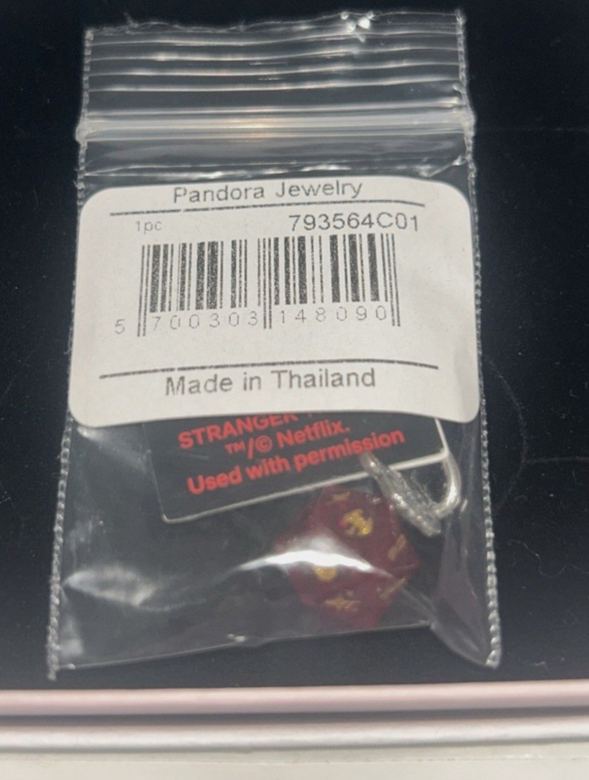 Pandora Dangle Stranger Things Hellfire Club char… - image 1