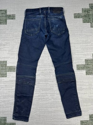 G Star Raw Airblaze 3D Skinny Jeans Mens 32 Blue Denim Cotton Mid