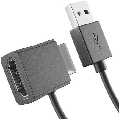 KabelDirekt HDMI-Strom-Einspeiseadapter, HDMI-Adapter mit USB-Stecker