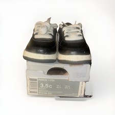 Nike Air Force 1 Baby Toddler New - Black/White 3.5C OG VTG