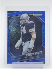 RANDY WHITE 2025 PANINI PRIZM BLACK FOOTBALL BLUE SHIMMER COWBOYS /35 Q5466