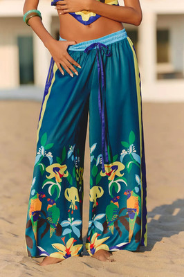 Anthropologie Celandine x Claire Colin Wide-Leg Drawstring Pants XXS NWT