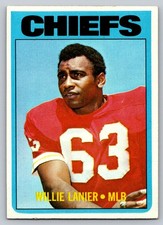 1972 Topps - #35 Willie Lanier | Kansas City Chiefs VG