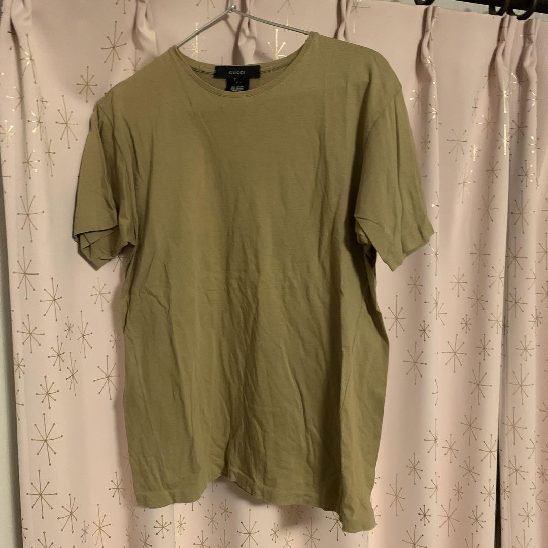 Gucci Camel Crew Neck Collar T-Shirt for Men