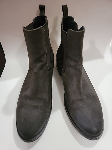 US11 thursday boots Brown Suede Chelsea Boots Shoes Worn Once, GREAT SHAPE!!!