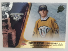 2002-03 Pacific Quest for the Cup Gold /325 Scottie Upshall #130 Rookie RC