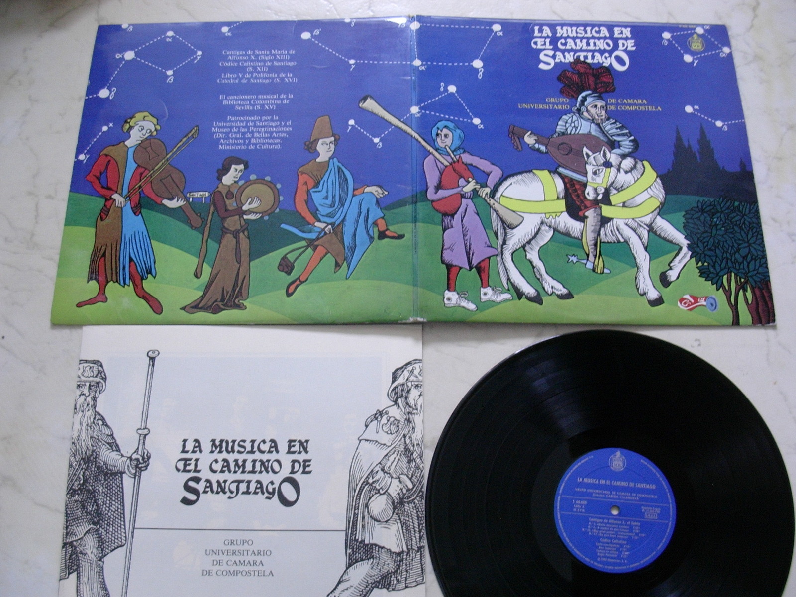 La Música En El Camino De Santiago Grupo De Cámara *VINILO LP + HEFT*