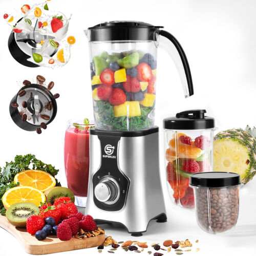 Superlex 5 in 1 Standmixer Smoothie Maker Blender Milchshaker Mixer Ice Crusher - Bild 12 von 12