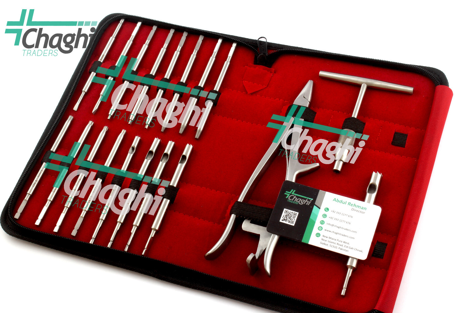 Broken Screw Removal Instrument 19 PCs Set With Case Orthopedics Broken ...