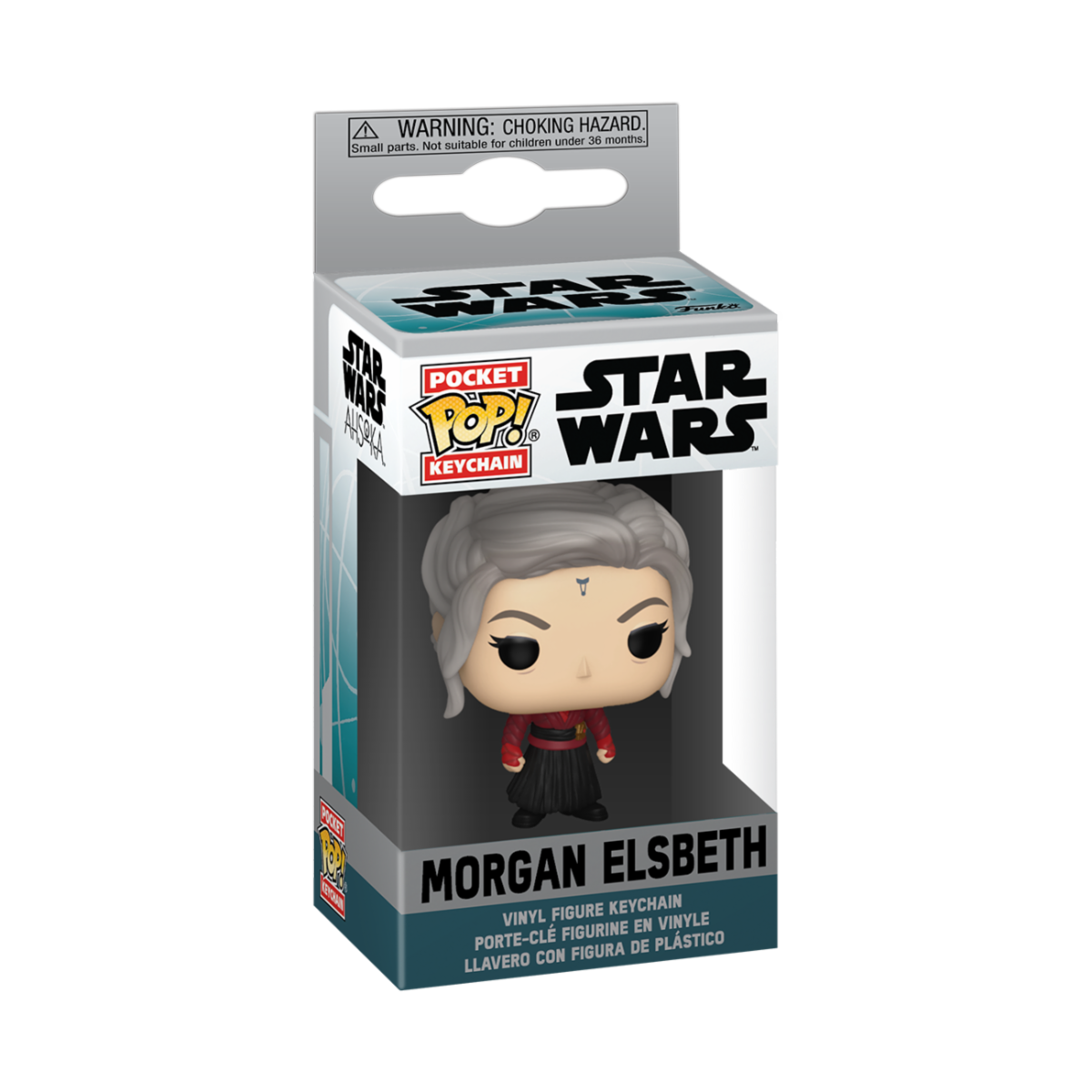 7024787 Merchandising Star Wars: Funko Pop! Keychain - Ahsoka S2 - Morgan Elsbet