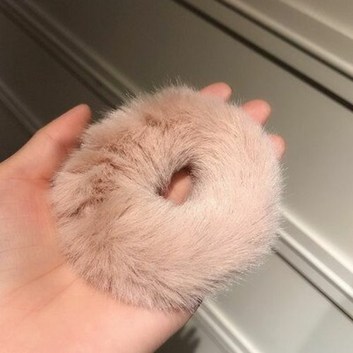 Hair Scrunchies Mink Candy Girl Rubber Bands Summer Fashion Headdresses Elastic - Afbeelding 21 van 29