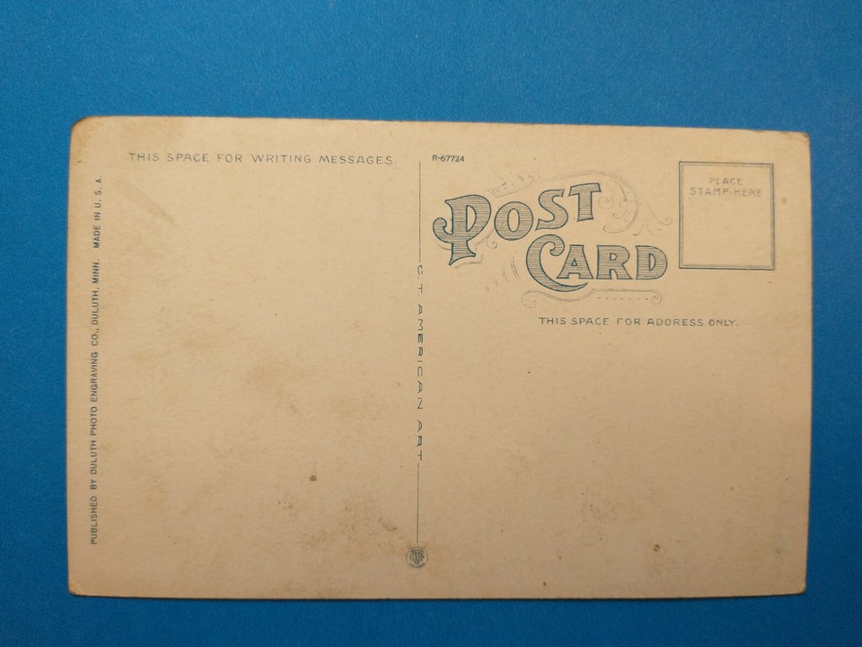 Duluth, MI, Michigan, Loading Ore in Duluth-Superior Harbor, vintage PC ...