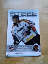 2007/8 SHEFFIELD STEELERS V MANCHESTER PHOENIX ICE HOCKEY PROGRAMME  1/9/07