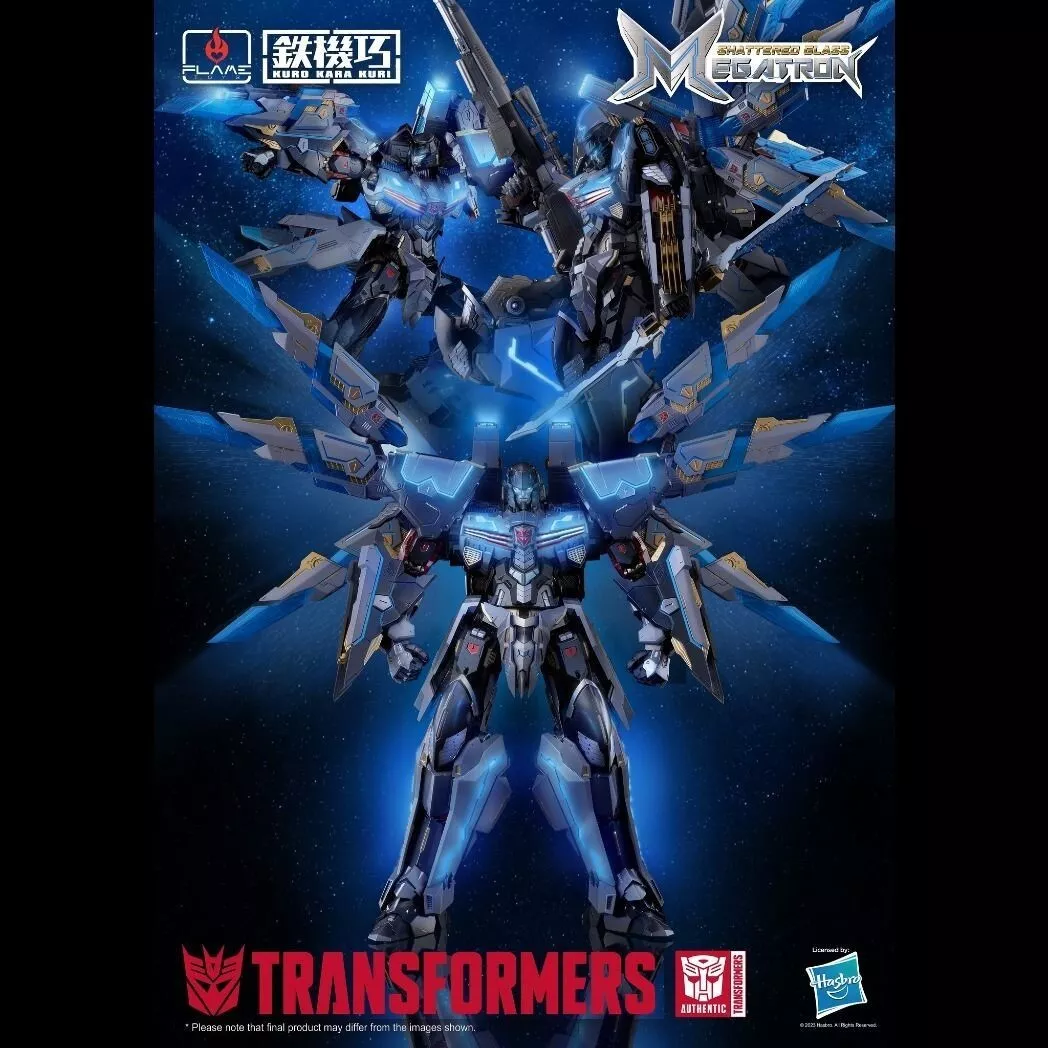 Flame Toys Megatron Transformers Kuro Kara Kuri Shattered Glass Model Kit Action