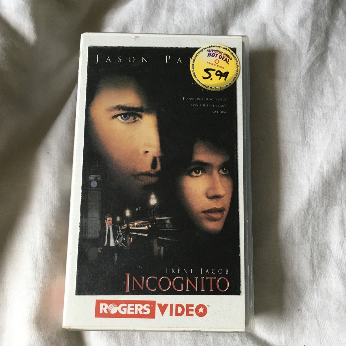 Incognito (VHS, 1998) Elegant Thriller Canadian X Rental