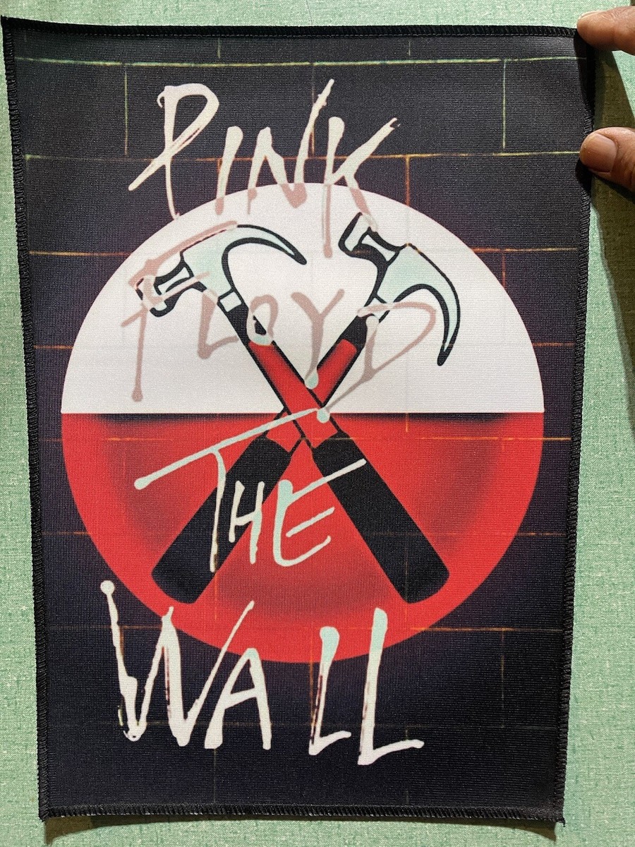 Pink Floyd The Wall Patch - Offizieller Bügelaufnäher Mit Hammer Logo