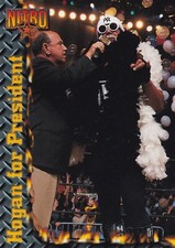 Hollywood Hulk Hogan 1999 Topps WCW/nWo Nitro Card #67 WWE Legend For President