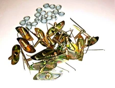 20x 1-7/8" x 9/16" Universal Body Side Moulding Clips Nuts Door Fender Fasteners