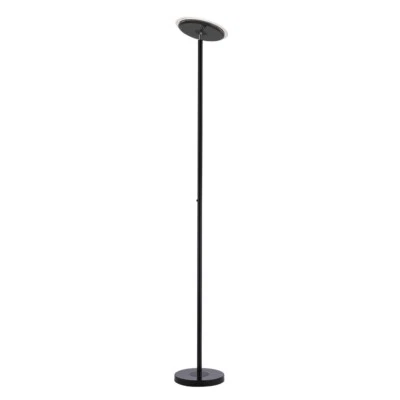 LED Stehleuchte Schwarz Dimmbar Deckenfluter Touchdimmer Wohnzimmer 27W Büro - Bild 1 von 4