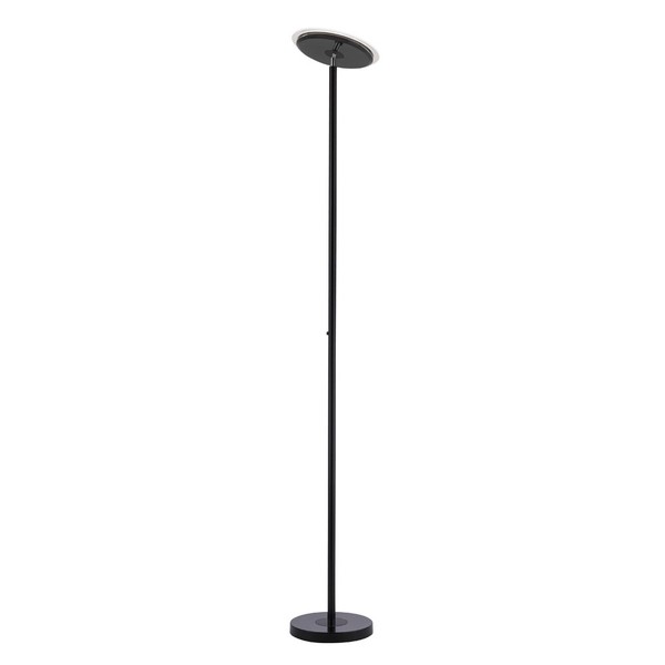 Led Stehleuchte Schwarz Dimmbar Deckenfluter Touchdimmer Wohnzimmer 27W BüRo-image