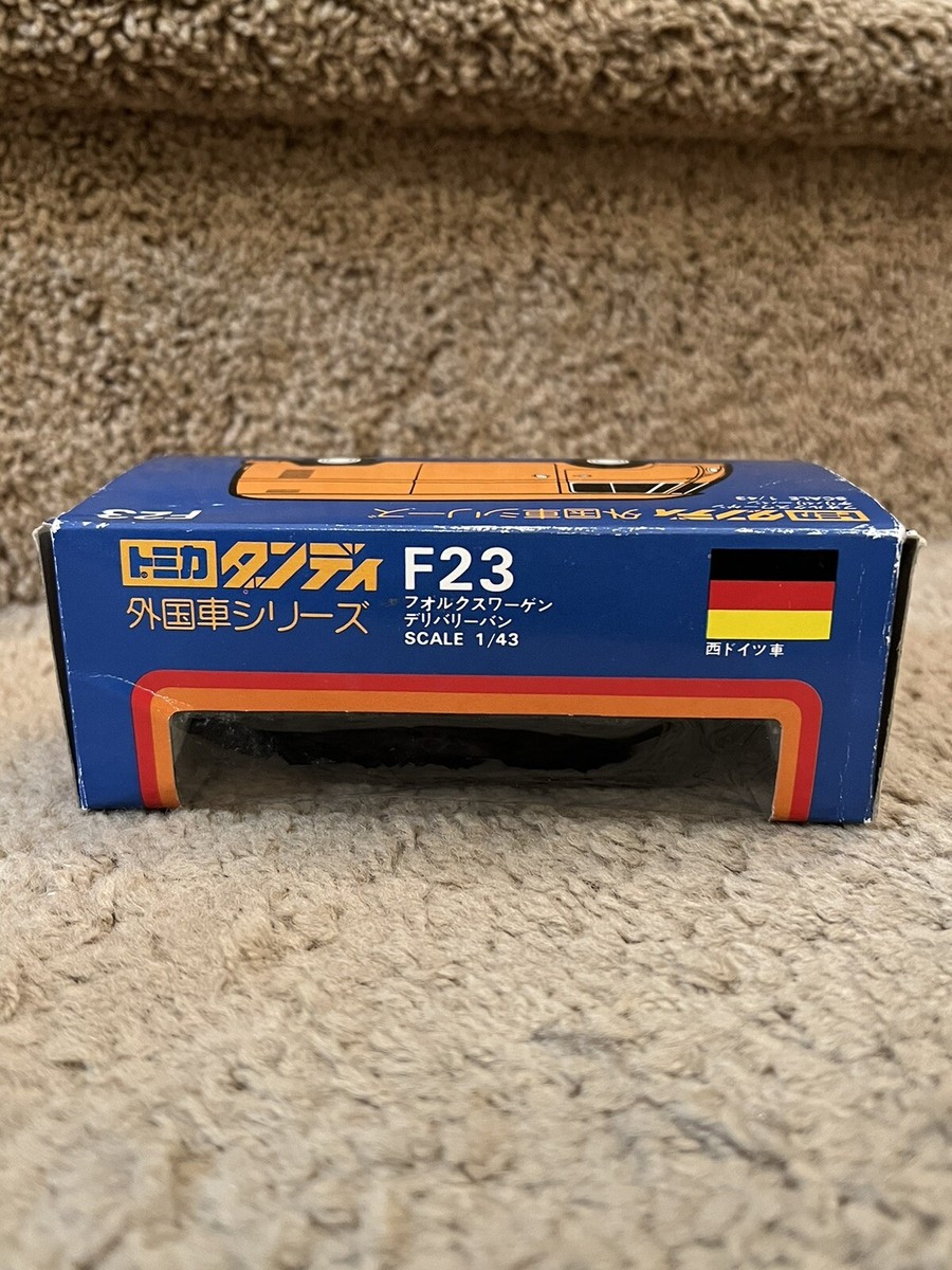 RARE TOMICA DANDY VW T1 DELIVERY VAN VOLKSWAGEN SPORTS CLUB 1:43