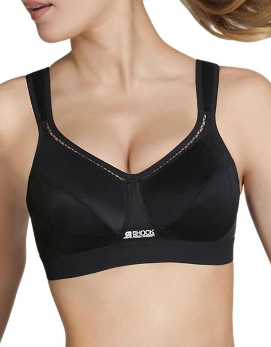 NEW SHOCK ABSORBER WHITE CLASSIC SPORTS BRA SIZE 32A LEVEL