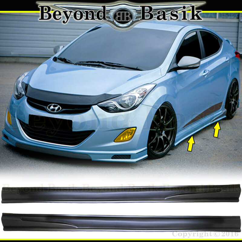 For 20112013 2014 2015 2016 Hyundai Elantra Sequence Style Side Skirts