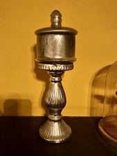 Apothecary Jar On Glass Stand, Gothic, Halloween, Custom Made.