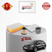 Kit Wartung 4 Filter CitroëN DS4 2.0 Bluehdi 133KW 180CV Ab 2014