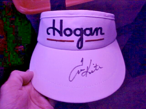 4 TOM KITE Signed Autographed PGA Hogan Golf Visor Caps 1990s RESALE? FREE S&H! - Picture 3 of 6