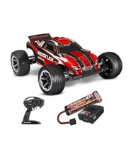 RUSTLER 1/10 2WD 2,4Ghz RTR BRUSHED TRAXXAS USB-C 37054-8-RED