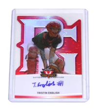 2014 Leaf Valiant Tristan English Perfect Game 1/1 Auto Autograph GT GA Tech