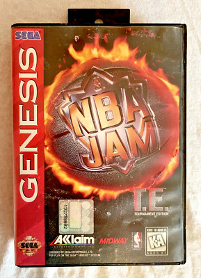 NBA Jam TE Tournament Edition (Sega Genesis) No Manual Untested