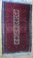 Kleiner Teppich, Belutsch, handgeknüpft, Persien, um 1960