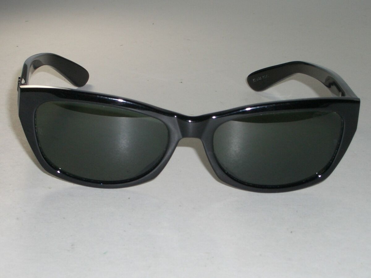 VINTAGE B&L RAY BAN W1436 BLACK EBONY G15 INNERVIEW WAYFARER VINTAGE B&L RAY BAN W1436 BLACK EBONY G15 INNERVIEW WAYFARER