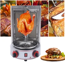 Vertical Gas Shawarma Broiler Machine Spinning Doner Kebab Gyro Grill Machine