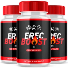 (3 Pack) Erec Boost Pills, Maximize Energy, Vitality & Stamina 180 Capsules